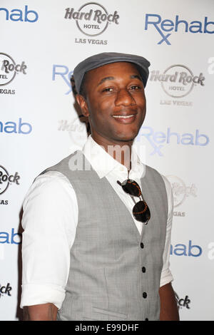 Singer, Songwriter ALOE BLACC führt auf Reha, Las Vegas Original Dayclub, innen hart ROck Hotel & Casino In Las Vegas, NV am 19.04.14 mit: Aloe Blacc wo: Las Vegas, Nevada, Vereinigte Staaten, wann: 20. April 2014 Stockfoto