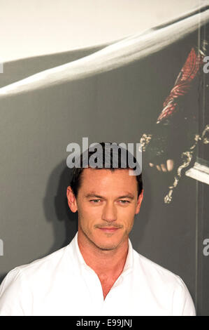 Britischer Schauspieler Luke Evans während der Phtocall für "besuchst. La Leyenda Jamás Contada / Dracula Untold "Hotel Villa Magna. Madrid, 21.10.2014/picture Allianz Stockfoto