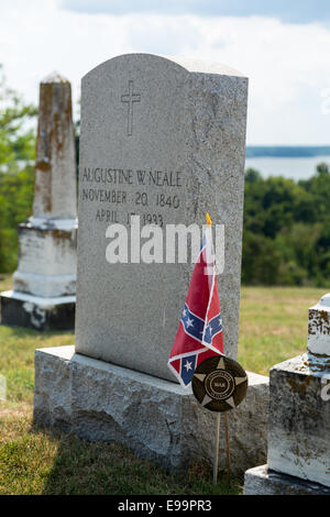 Gräber in St. Ignatius Kirche Maryland Stockfoto