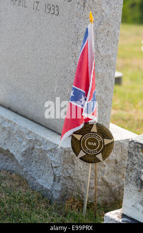 Gräber in St. Ignatius Kirche Maryland Stockfoto