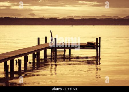 Starnberger See in Deutschland Stockfoto