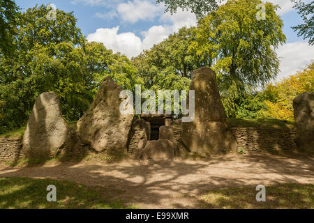 England, Oxfordshire, Waylands Schmiede neolithischen Dolmen Stockfoto