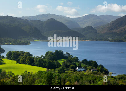 Derwent Water aus Castlehead Sicht Stockfoto