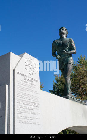 Terry Fox Memorial oder Denkmal, Thunder Bay, Ontario, Kanada Stockfoto