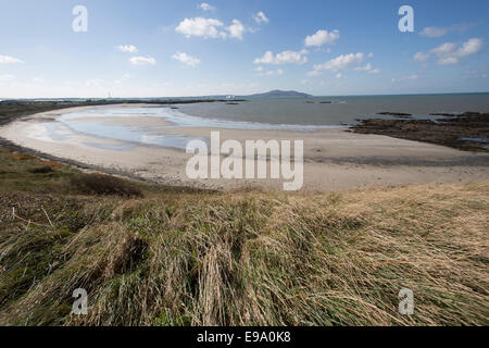 Wales Küstenweg in Nord-Wales. Malerische Aussicht vom Abschnitt Anglesey Westküste von Wales Küstenweg. Stockfoto