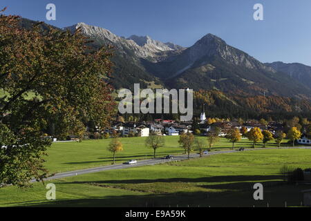 Fischen / Allgäu mit Rubihorn Stockfoto