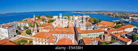 Panorama der Stadt Zadar Stockfoto