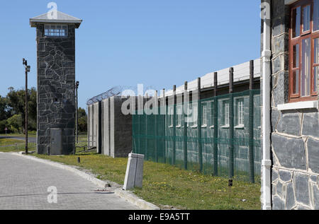 Ansichten von Robben Island vor der Küste von Kapstadt Stockfoto