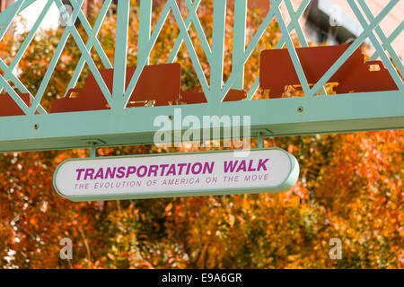 Transport gehen im Herbst in Washington D.C. Stockfoto