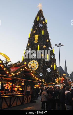 Weihnachtsmarkt, Dortmund, Deutschland Stockfoto