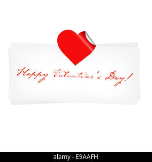 Happy Valentines Day Blank Stockfoto