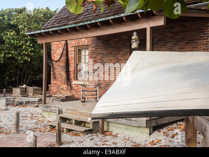 Leuchtturm Halter Haus Bill Baggs Stockfoto