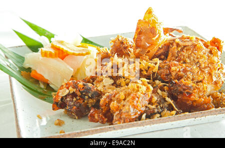 Soft Shell Crab frittiert Stockfoto