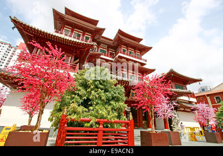 Singapur Buddha Tooth Relic Temple Stockfoto