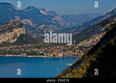 Arco und Nago-Torbole (Lago di Garda) Stockfoto