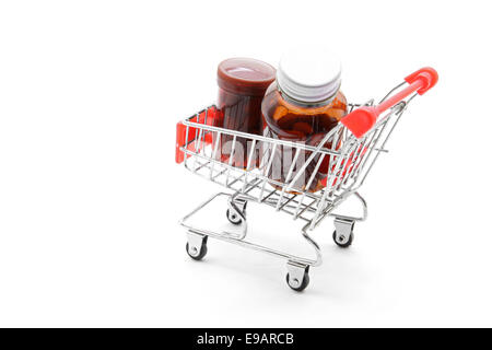 Medizin einkaufen Stockfoto