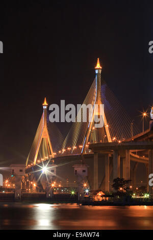 Bangkok-Mega-Brücke Stockfoto