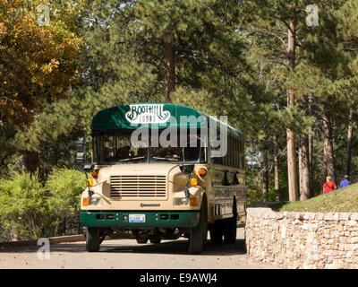 Boothill Tourbus, Mount Moriah Cemetery in Deadwood, South Dakota, USA Stockfoto