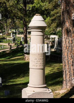 Mount Moriah Cemetery in Deadwood, South Dakota, USA Stockfoto