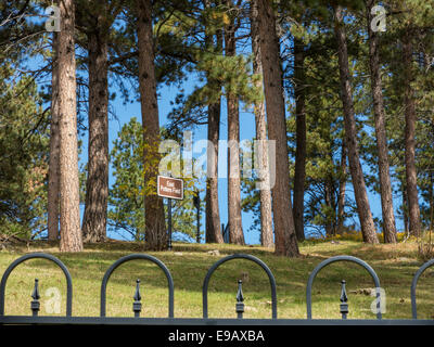 Mount Moriah Cemetery in Deadwood, South Dakota, USA Stockfoto