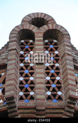 Modernistische. Spanien. Katalonien. Barcelona. Guell Pavilions.1884-1887. Gebaut von Antonio Gaudí (1852-1926). Stockfoto