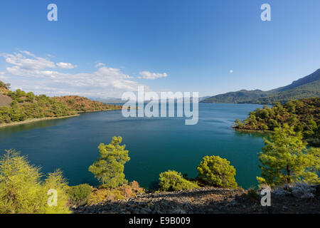 Lake Köyceğiz oder Köyceğiz Gölü in der Nähe von Dalyan, Provinz Muğla, ägäische Region, Türkei Stockfoto