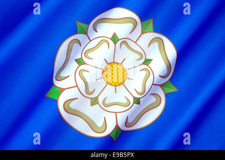 Die britischen regionalen Flagge von Yorkshire Stockfoto