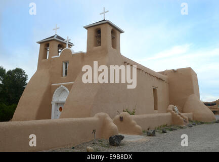 Kirche San Francisco de Asis in Taos, New Mexico Stockfoto