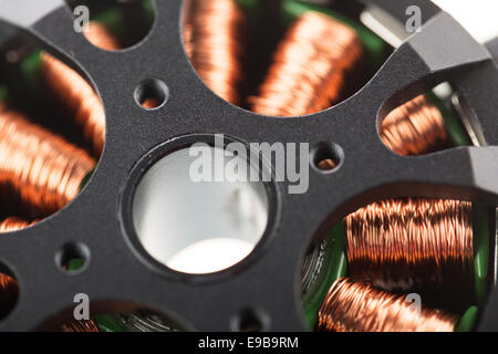 Close Up von bürstenlosen Motor. Stockfoto