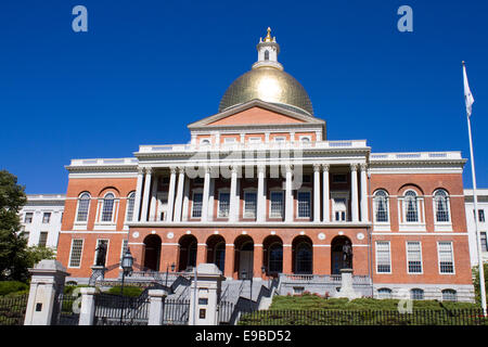 Massachusetts State House Hotel liegt in der Innenstadt von Boston, MA, USA. Stockfoto
