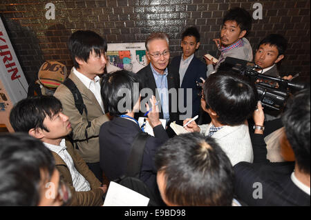 Tokio, Japan. 23. Oktober 2014. Toshimitsu Kawachi, 23. Oktober 2014 - Basketball: Pressekonferenz Japan Basketball Association in Tokyo, Japan. © AFLO SPORT/Alamy Live-Nachrichten Stockfoto