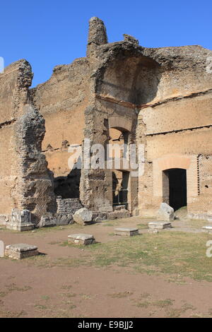 Ruinen der Villa Adriana in der Nähe von Rom, Italien Stockfoto