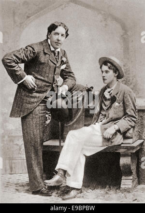 Oscar Wilde und Lord Alfred Douglas, 1894. Stockfoto