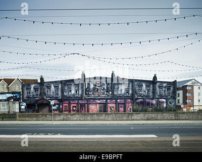 Bilder aus der Serie 'Vergnügen Prom' von Mark Reeves, Fotografien, die Erkundung der neuen Promenade Sanierung in Blackpool Stockfoto