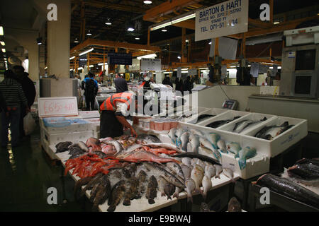 Billingsgate Fischmarkt Stockfoto
