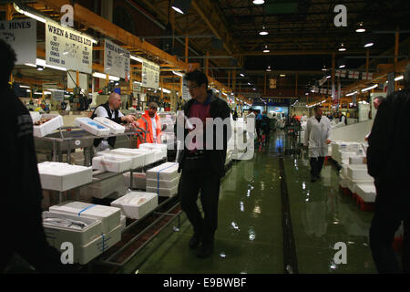 Billingsgate Fischmarkt Stockfoto