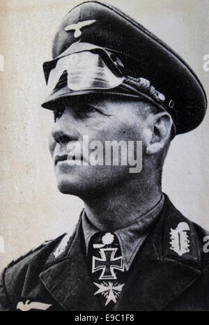 Erwin Rommel. 11. Oktober 2014. Erwin Johannes Eugen Rommel (15. November 1891 '' "14. Oktober 1944), im Volksmund bekannt als der Wüstenfuchs (WÃ¼stenfuchs) war ein deutscher Feldmarschall des zweiten Weltkrieges. Er verdiente sich den Respekt von seinen eigenen Truppen und seine Feinde. Deutschland, 1930er Jahre. Reproduktion von antiken Foto. © Igor Golovniov/ZUMA Wire/ZUMAPRESS.com/Alamy Live-Nachrichten Stockfoto