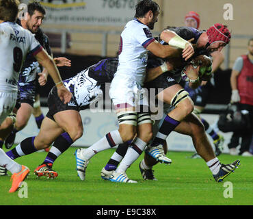 Auftragsname: Rugby European Challenge Cup: London Welsh V Bordeaux LWs Peter Browne Catchline: sport Länge: Pic zu verbreiten Stockfoto