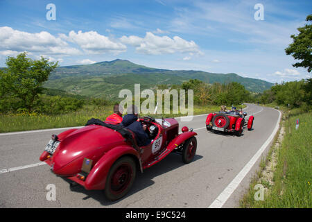 Mille Miglia, Oldtimer, Auto, 1000 Miglia, 2014, Tuscany Stockfoto