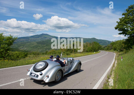 Mille Miglia, Oldtimer, Auto, 1000 Miglia, 2014, Tuscany Stockfoto