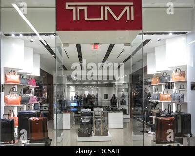 Detail der Tumi Store in Alberta. Stockfoto