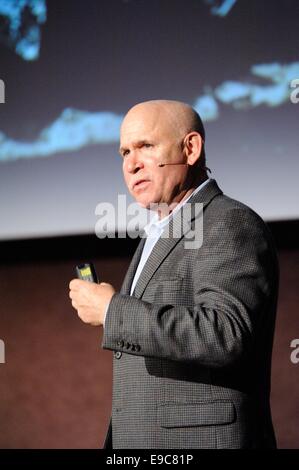 Steve McCurry während einer Konferenz in Mailand Italien Stockfoto