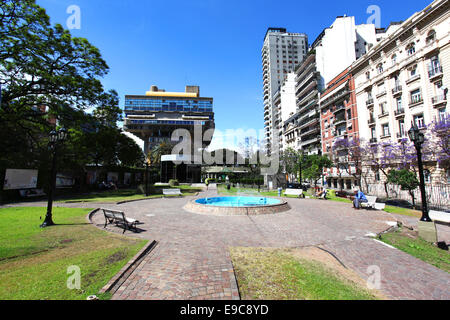 Die "Nationale Bibliothek der Argentinischen Republik'. Buenos Aires, Argentinien. Stockfoto