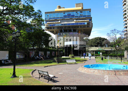 Die "Nationale Bibliothek der Argentinischen Republik'. Buenos Aires, Argentinien. Stockfoto