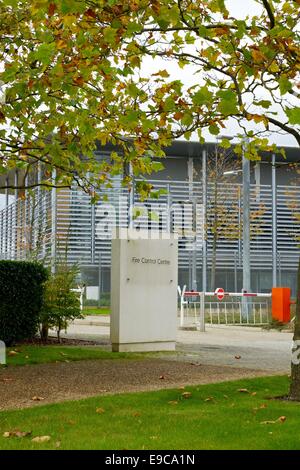 Östlich von England Regional Fire Control Centre auf der Cambridge Research Park, die Kosten £ 23 Millionen, aber nie benutzt wurde. Stockfoto