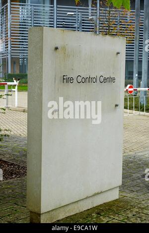 Östlich von England Regional Fire Control Centre auf der Cambridge Research Park, die Kosten £ 23 Millionen, aber nie benutzt wurde. Stockfoto