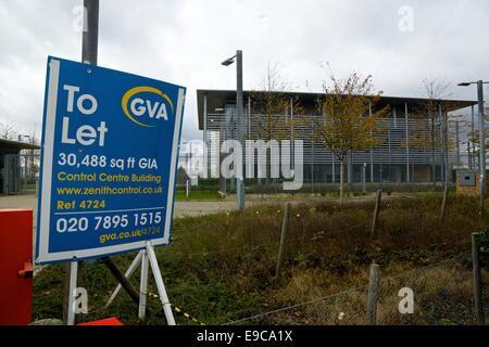 Östlich von England Regional Fire Control Centre auf der Cambridge Research Park, die Kosten £ 23 Millionen, aber nie benutzt wurde. Stockfoto