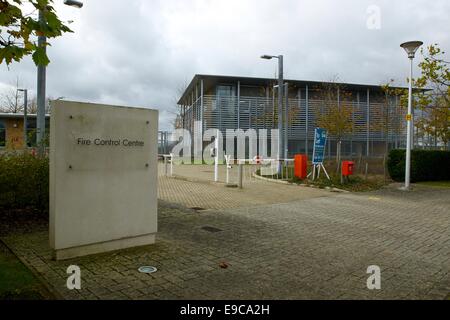 Östlich von England Regional Fire Control Centre auf der Cambridge Research Park, die Kosten £ 23 Millionen, aber nie benutzt wurde. Stockfoto