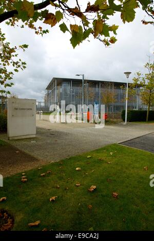 Östlich von England Regional Fire Control Centre auf der Cambridge Research Park, die Kosten £ 23 Millionen, aber nie benutzt wurde. Stockfoto