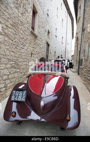 San Marino, Mille Miglia, 1000 Miglia, Stockfoto